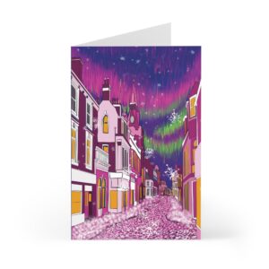 Greeting Cards Bundle - Nairn High Street Under the Aurora  (7 pcs)